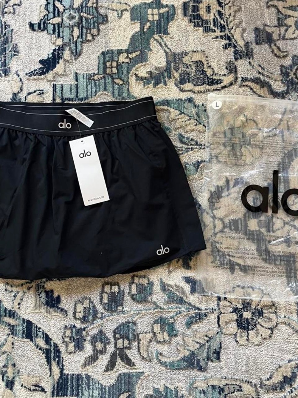 ALO Yoga Black Mini Skort